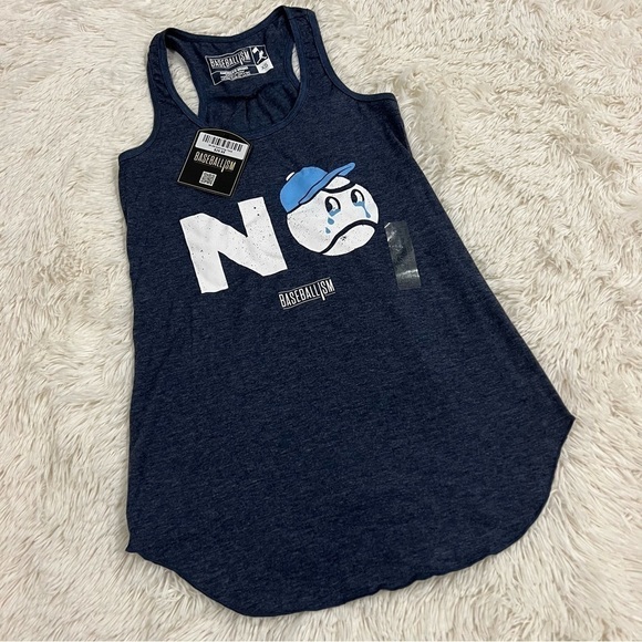 Baseballism NO CRYING Women’s Tank retired NWT XS - Picture 2 of 9